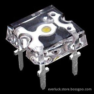 Piranha LED with white emitting color